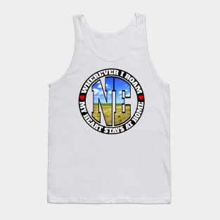 Heart Stays Home - Nebraska Tank Top